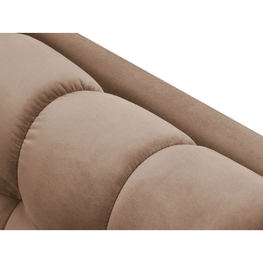 Velvet Chaise Longue Left, "Bali", 1 Seat, 185x102x75 Made in Europe