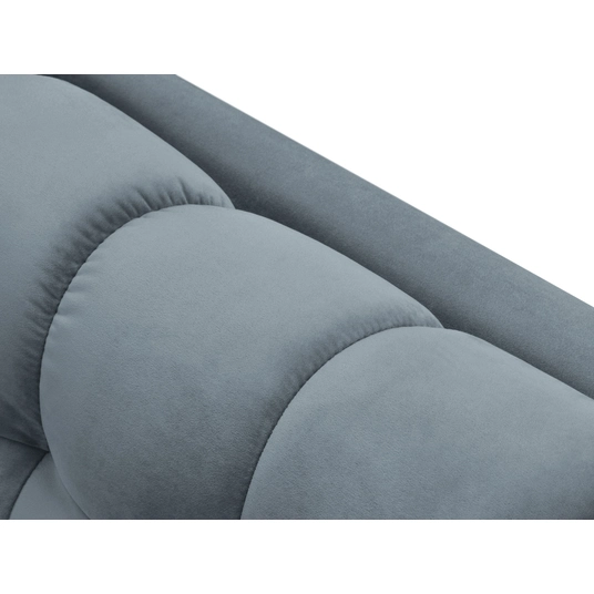 Velvet Chaise Longue Left, "Bali", 1 Seat, 185x102x75 Made in Europe