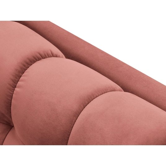 Velvet Chaise Longue Left, "Bali", 1 Seat, 185x102x75 Made in Europe