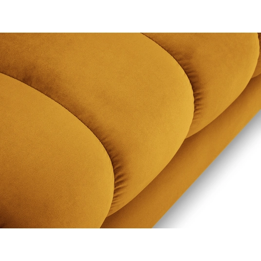 Velvet Chaise Longue Right, "Bali", 1 Seat, 185x102x75 Made in Europe