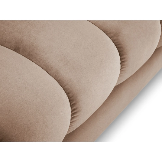 Velvet Chaise Longue Right, "Bali", 1 Seat, 185x102x75 Made in Europe