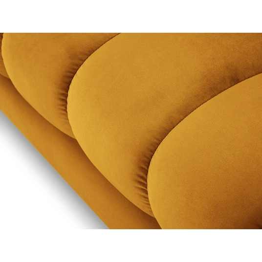 Velvet Chaise Longue Left, "Bali", 1 Seat, 185x102x75 Made in Europe