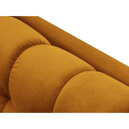 Velvet Chaise Longue Left, "Bali", 1 Seat, 185x102x75 Made in Europe