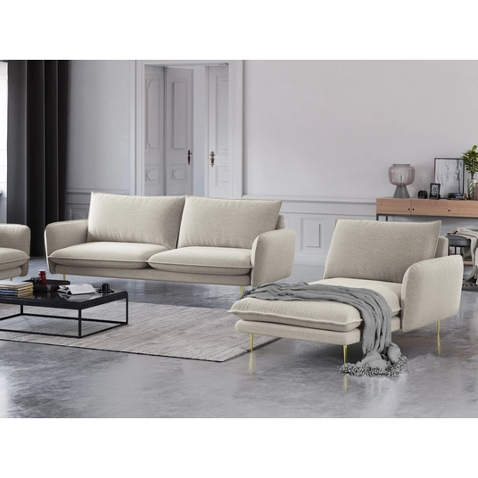 Chaise Longue Right, "Vienna", 1 Seat, 170x110x95 Made in Europe