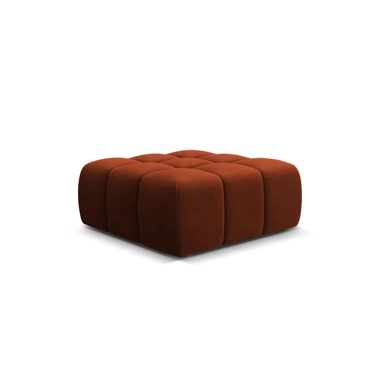 Velvet Pouf, "Hawaii", 1 Seat, 90x100x38 Made in Europe