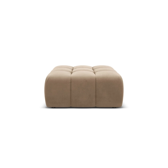 Velvet Pouf, "Hawaii", 1 Seat, 90x100x38 Made in Europe