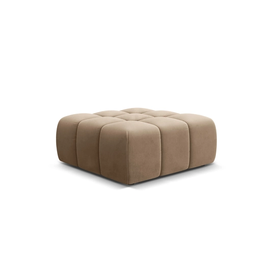 Velvet Pouf, "Hawaii", 1 Seat, 90x100x38 Made in Europe