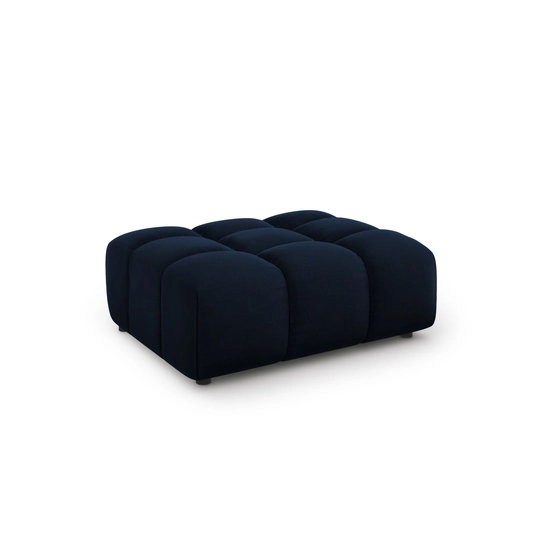 Velvet Pouf, "Sky", 1 Seat, 102x80x43 Made in Europe