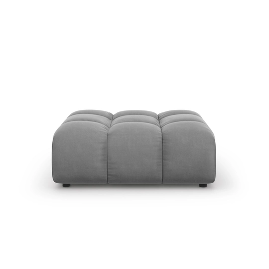 Velvet Pouf, "Sky", 1 Seat, 102x80x43 Made in Europe