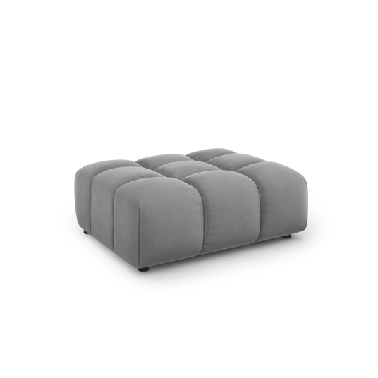 Velvet Pouf, "Sky", 1 Seat, 102x80x43 Made in Europe