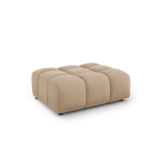 Velvet Pouf, "Sky", 1 Seat, 102x80x43 Made in Europe