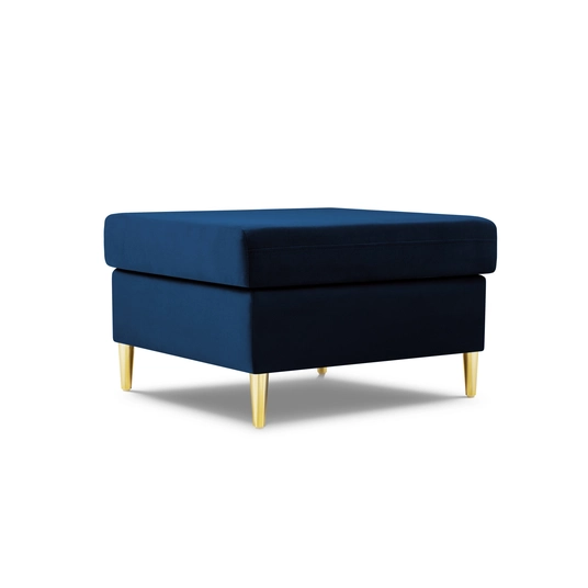 Velvet Pouf, "Kyoto", 1 Seat, 70x70x45 Made in Europe