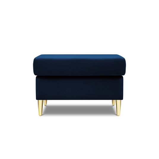 Velvet Pouf, "Kyoto", 1 Seat, 70x70x45 Made in Europe