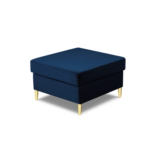 Velvet Pouf, "Kyoto", 1 Seat, 70x70x45 Made in Europe