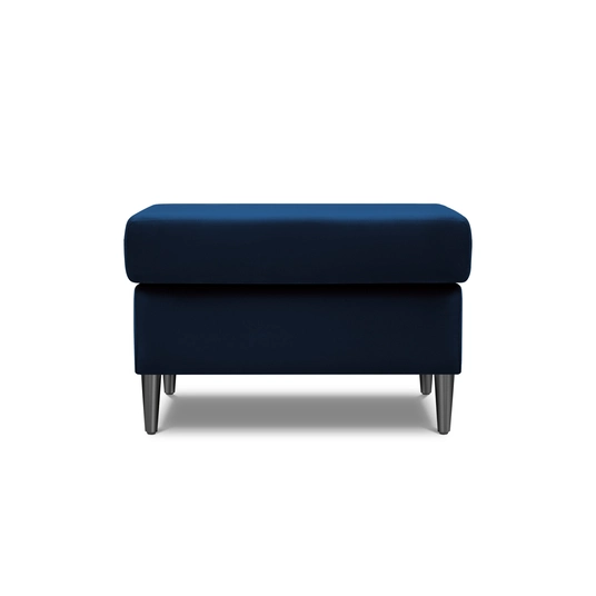 Velvet Pouf, "Kyoto", 1 Seat, 70x70x45 Made in Europe