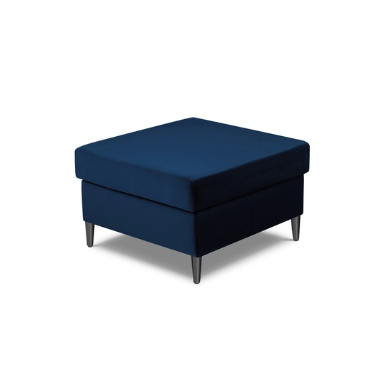 Velvet Pouf, "Kyoto", 1 Seat, 70x70x45 Made in Europe