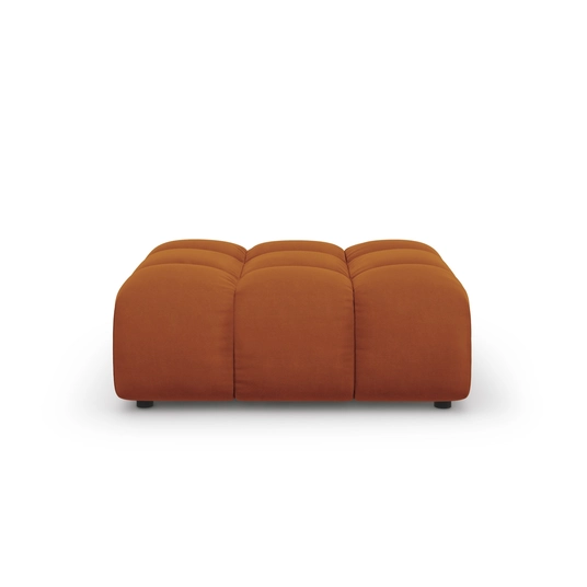 Velvet Pouf, "Sky", 1 Seat, 102x80x43 Made in Europe