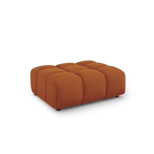 Velvet Pouf, "Sky", 1 Seat, 102x80x43 Made in Europe