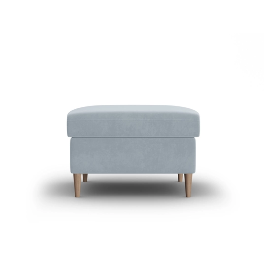 Velvet Pouf, "Kyoto", 1 Seat, 70x70x45 Made in Europe