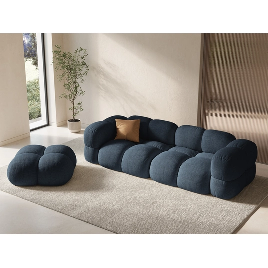 Pouf, "Loretto", 1 Seat, 90x90x40 Made in Europe