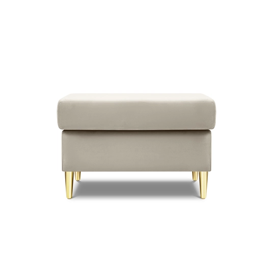 Velvet Pouf, "Kyoto", 1 Seat, 70x70x45 Made in Europe