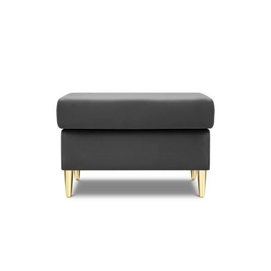 Velvet Pouf, "Kyoto", 1 Seat, 70x70x45 Made in Europe