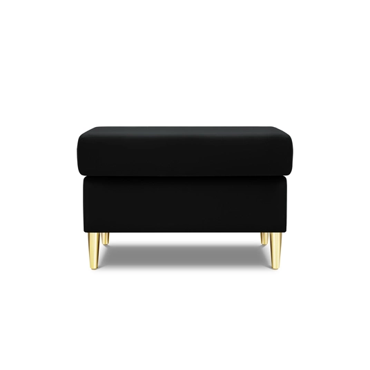Velvet Pouf, "Kyoto", 1 Seat, 70x70x45 Made in Europe