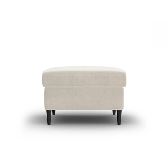 Velvet Pouf, "Kyoto", 1 Seat, 70x70x45 Made in Europe