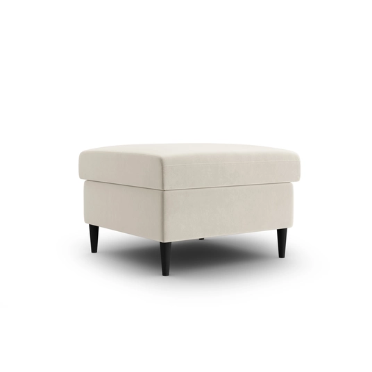 Velvet Pouf, "Kyoto", 1 Seat, 70x70x45 Made in Europe