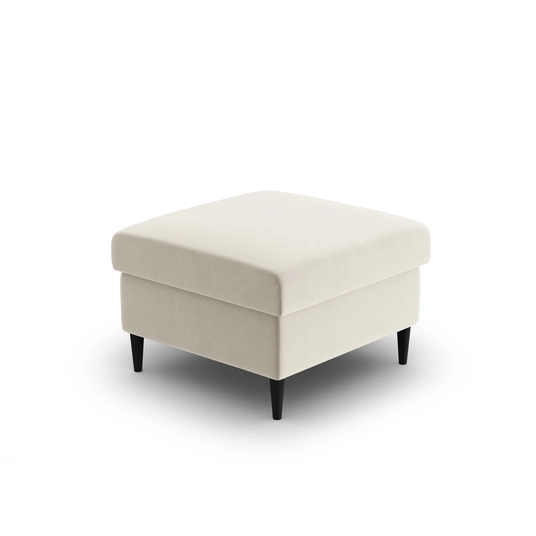 Velvet Pouf, "Kyoto", 1 Seat, 70x70x45 Made in Europe