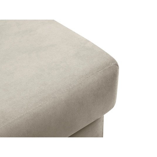 Velvet Pouf, "Kyoto", 1 Seat, 70x70x45 Made in Europe