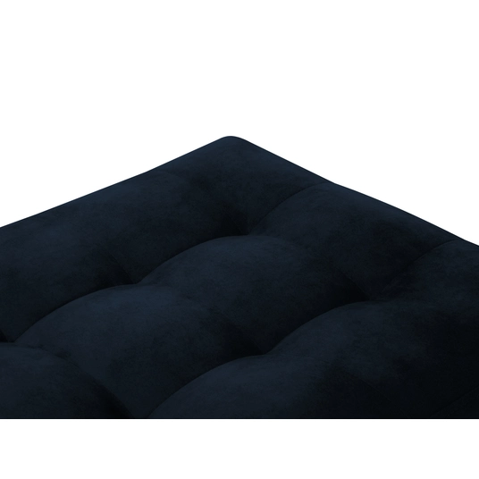 Velvet Pouf, "Aspen", 1 Seat, 60x70x46 Made in Europe