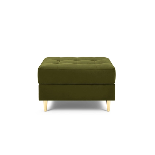 Velvet Pouf, "Aspen", 1 Seat, 60x70x46 Made in Europe