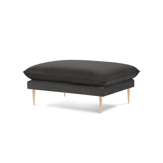 Velvet Pouf, "Vienna", 1 Seat, 93x73x43 Made in Europe