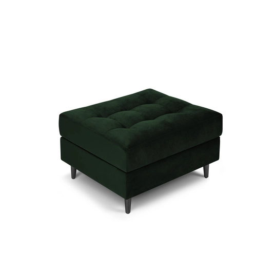 Velvet Pouf, "Aspen", 1 Seat, 60x70x46 Made in Europe