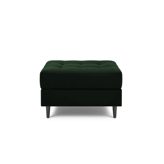 Velvet Pouf, "Aspen", 1 Seat, 60x70x46 Made in Europe