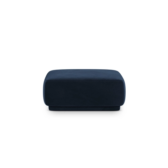 Velvet Pouf, "Gomera", 1 Seat, 90x90x42 Made in Europe