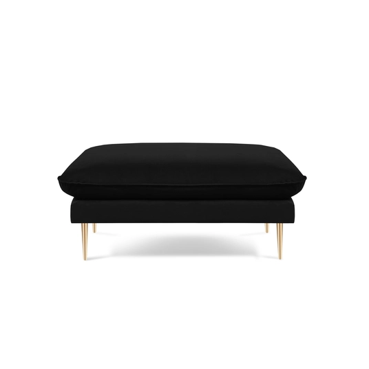 Velvet Pouf, "Vienna", 1 Seat, 93x73x43 Made in Europe