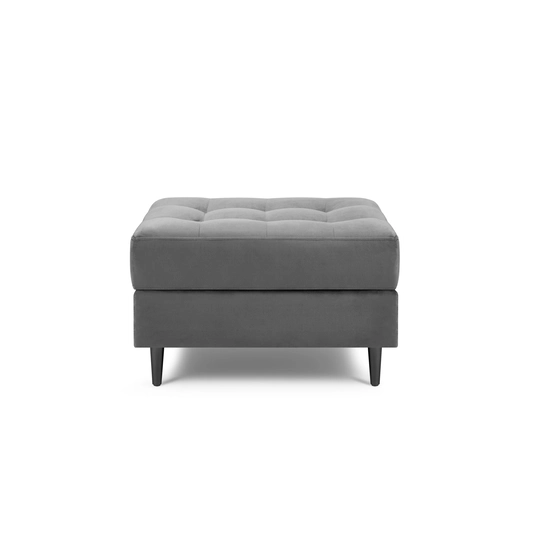 Velvet Pouf, "Aspen", 1 Seat, 60x70x46 Made in Europe