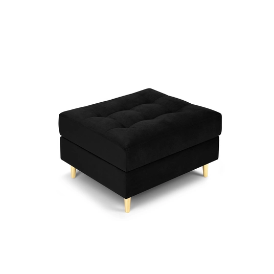 Velvet Pouf, "Aspen", 1 Seat, 60x70x46 Made in Europe