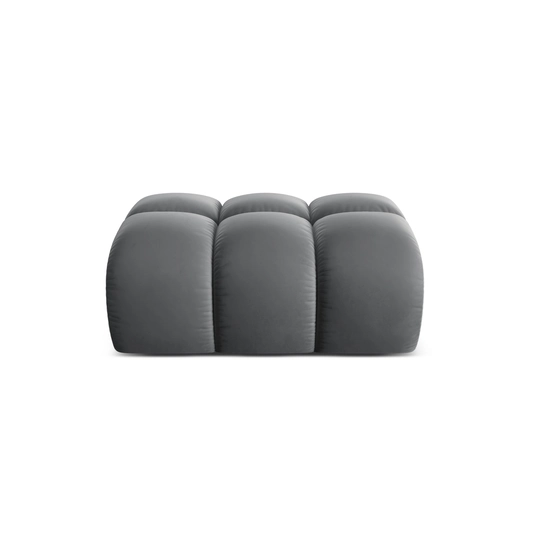 Sametist pouf, "Treno", 1 iste, 90x70x42 cm, valmistatud Euroopas.