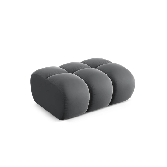 Sametist pouf, "Treno", 1 iste, 90x70x42 cm, valmistatud Euroopas.