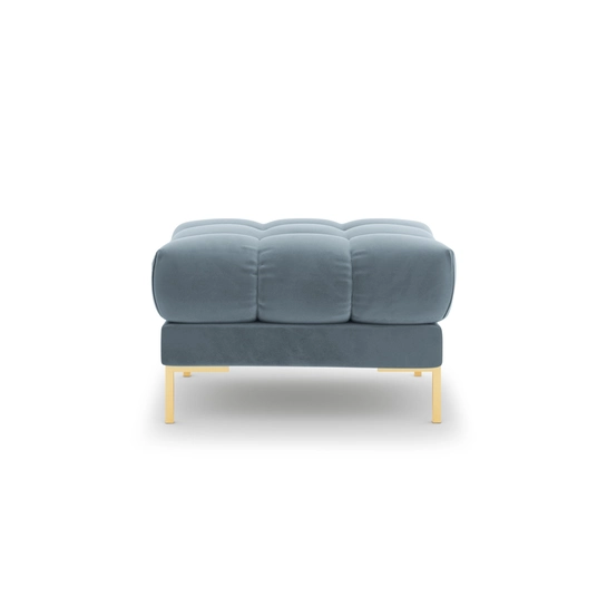 Velvet Pouf, "Bali", 1 Seat, 60x60x41 Made in Europe