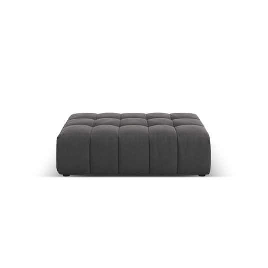 Velvet Pouf, "Chicago", 1 Seat, 102x80x40 Made in Europe