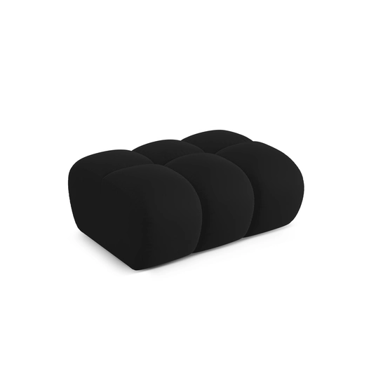 Sametist pouf, "Treno", 1 iste, 90x70x42 cm, valmistatud Euroopas.