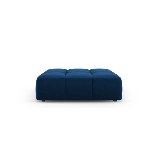 Velvet Pouf, "Moritz", 1 Seat, 96x96x38 Made in Europe