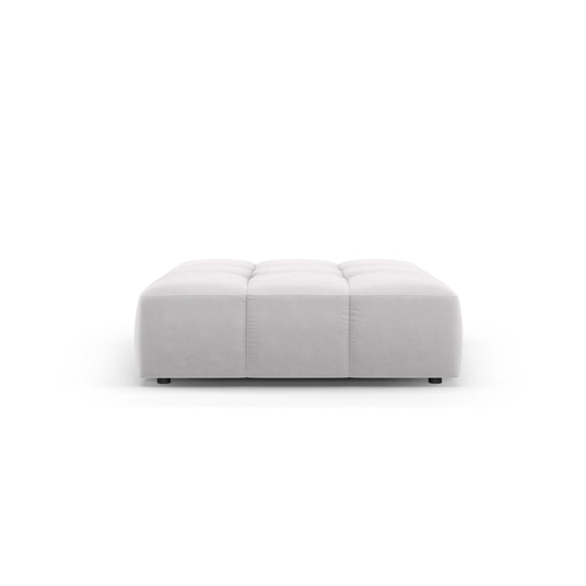 Velvet Pouf, "Moritz", 1 Seat, 96x96x38 Made in Europe