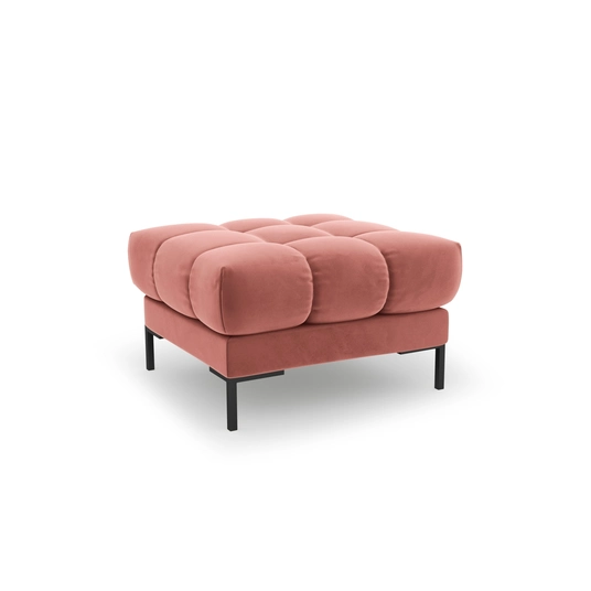 Velvet Pouf, "Bali", 1 Seat, 60x60x41 Made in Europe