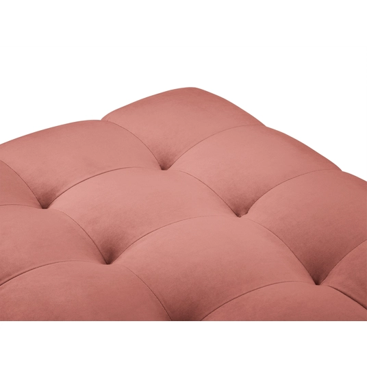 Velvet Pouf, "Bali", 1 Seat, 60x60x41 Made in Europe