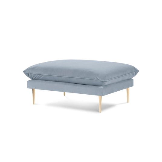 Velvet Pouf, "Vienna", 1 Seat, 93x73x43 Made in Europe